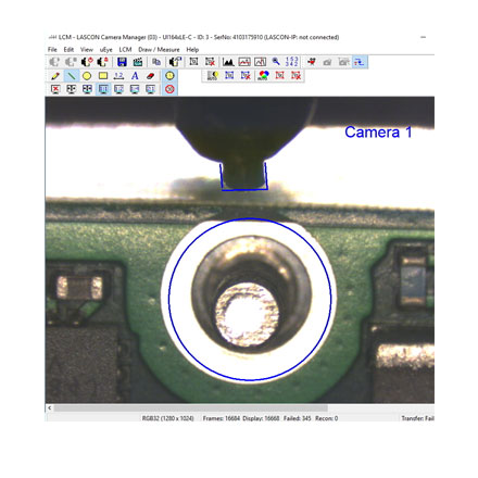 Prozesskontrolle LASCON Camera Manager